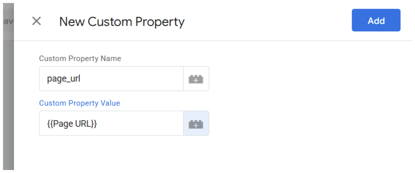 new custom property