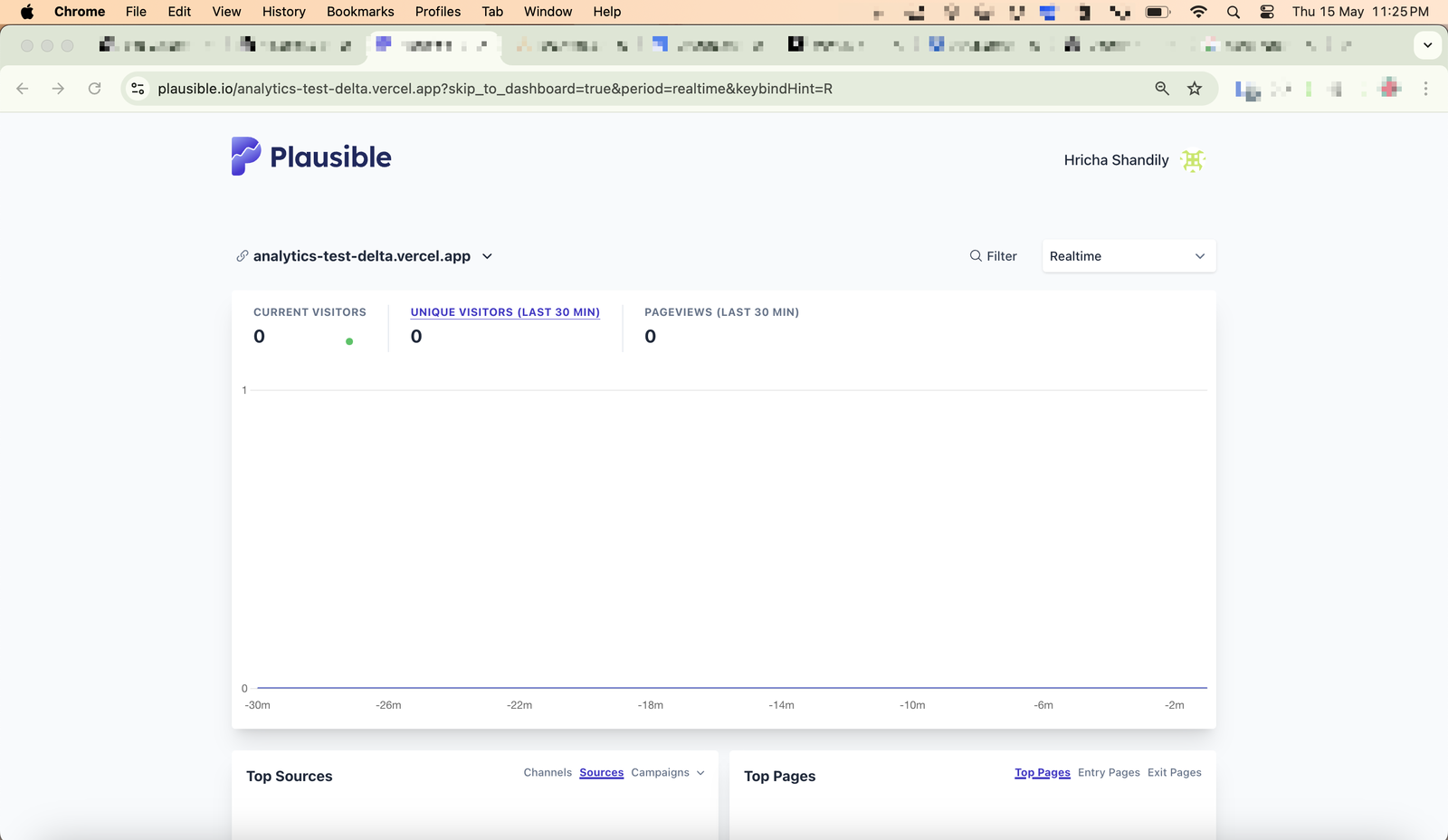 Plausible real time dashboard not recording bot traffic for a second time Plausible real time dashboard not recording bot traffic for a second time